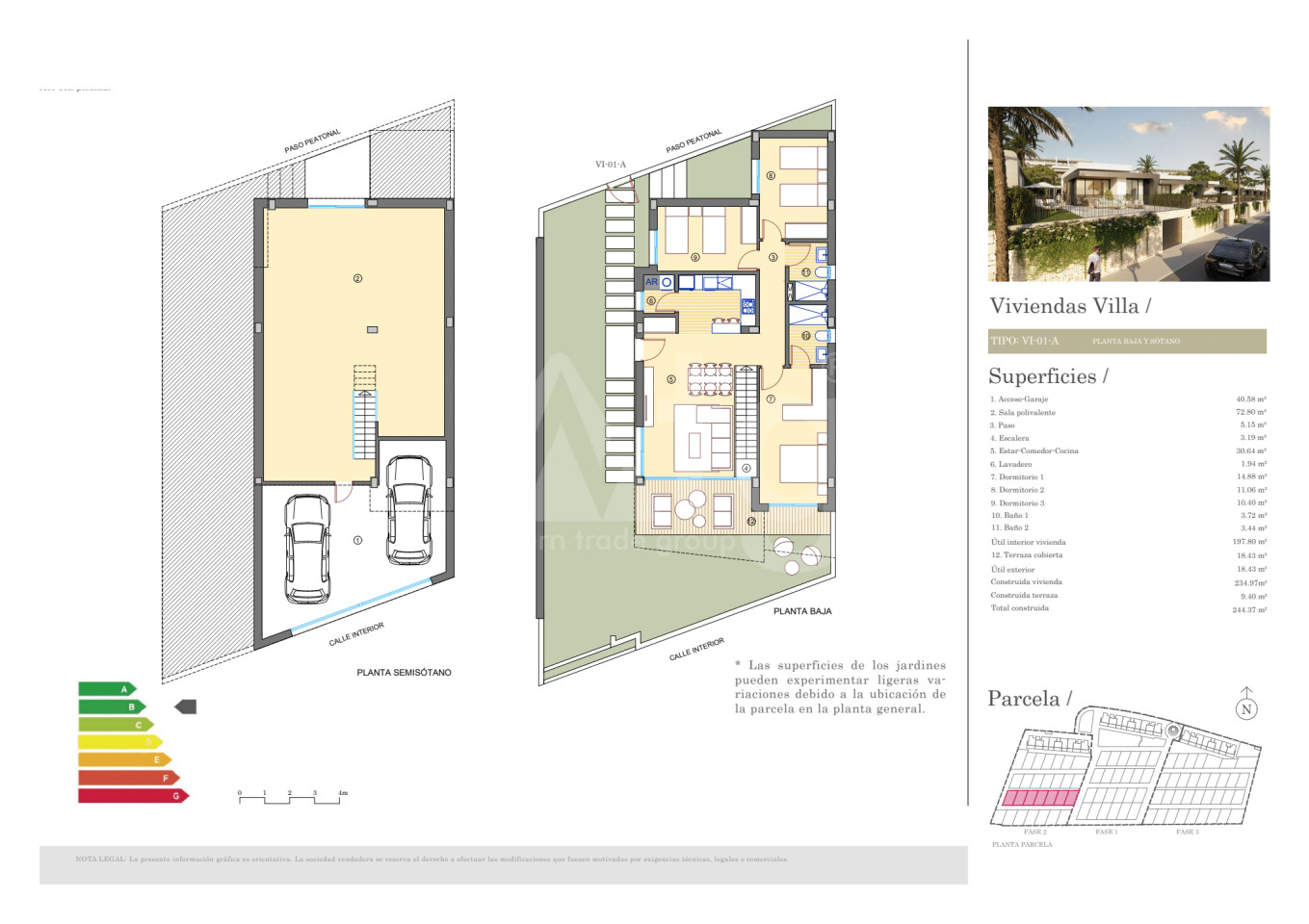 Villa de 3 habitaciones en Mutxamel - PPV44694 - 1