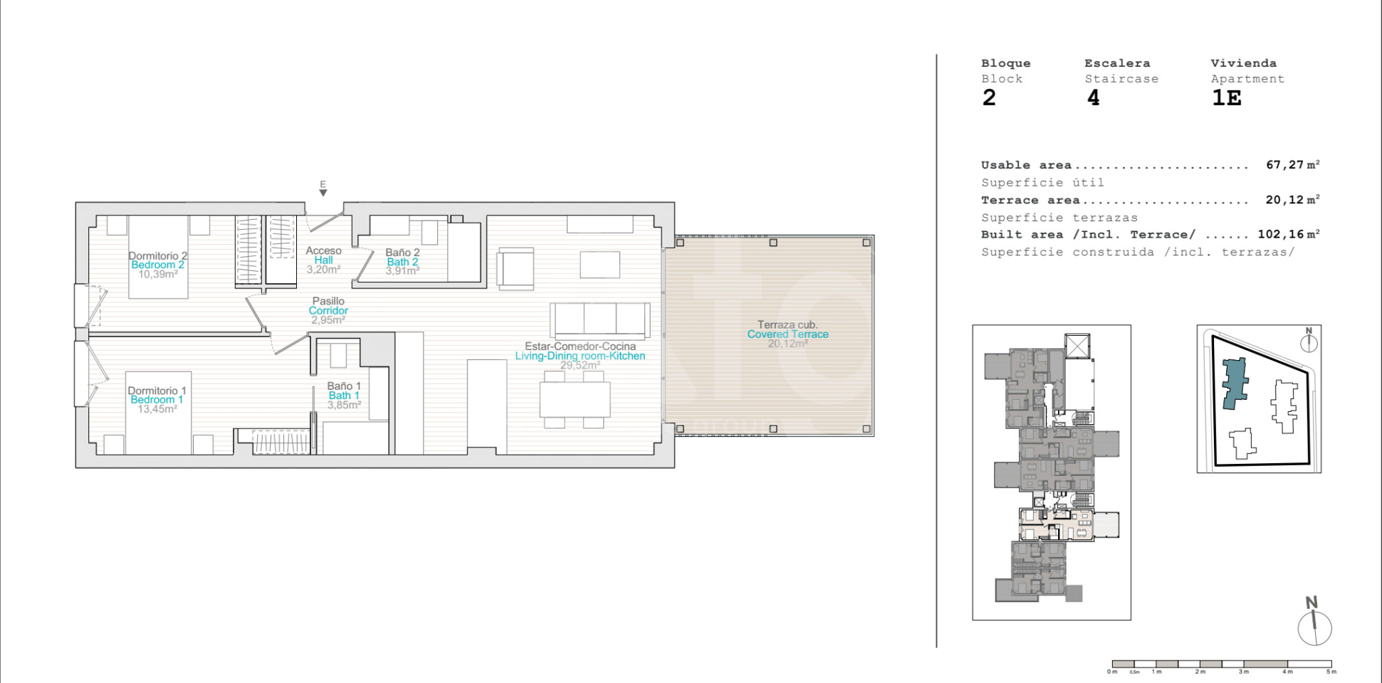 2 Schlafzimmer Appartement in Der Verger - QUA44726 - 1