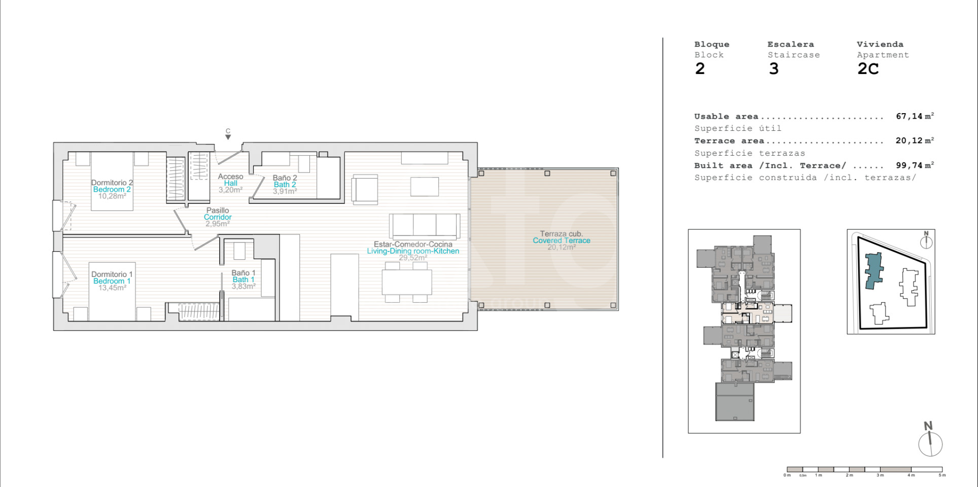 2 Schlafzimmer Appartement in Der Verger - QUA44727 - 1