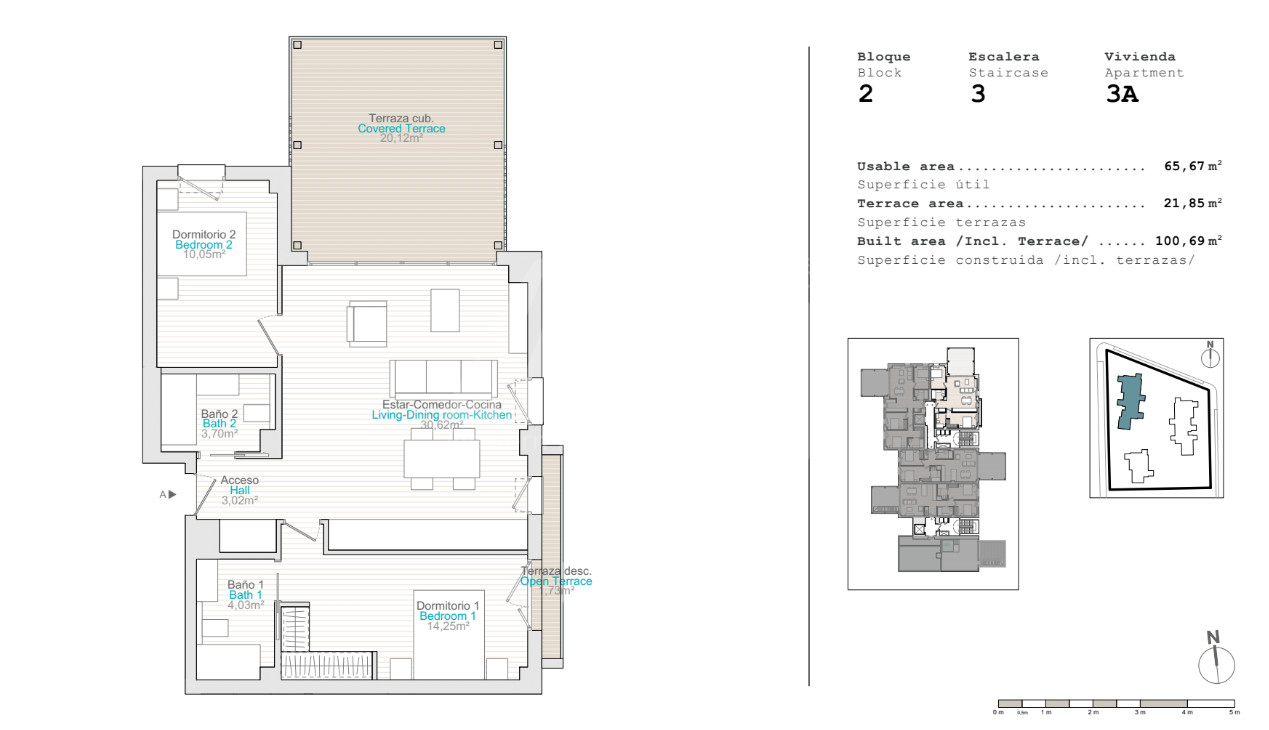 2 Schlafzimmer Appartement in Der Verger - QUA44735 - 1
