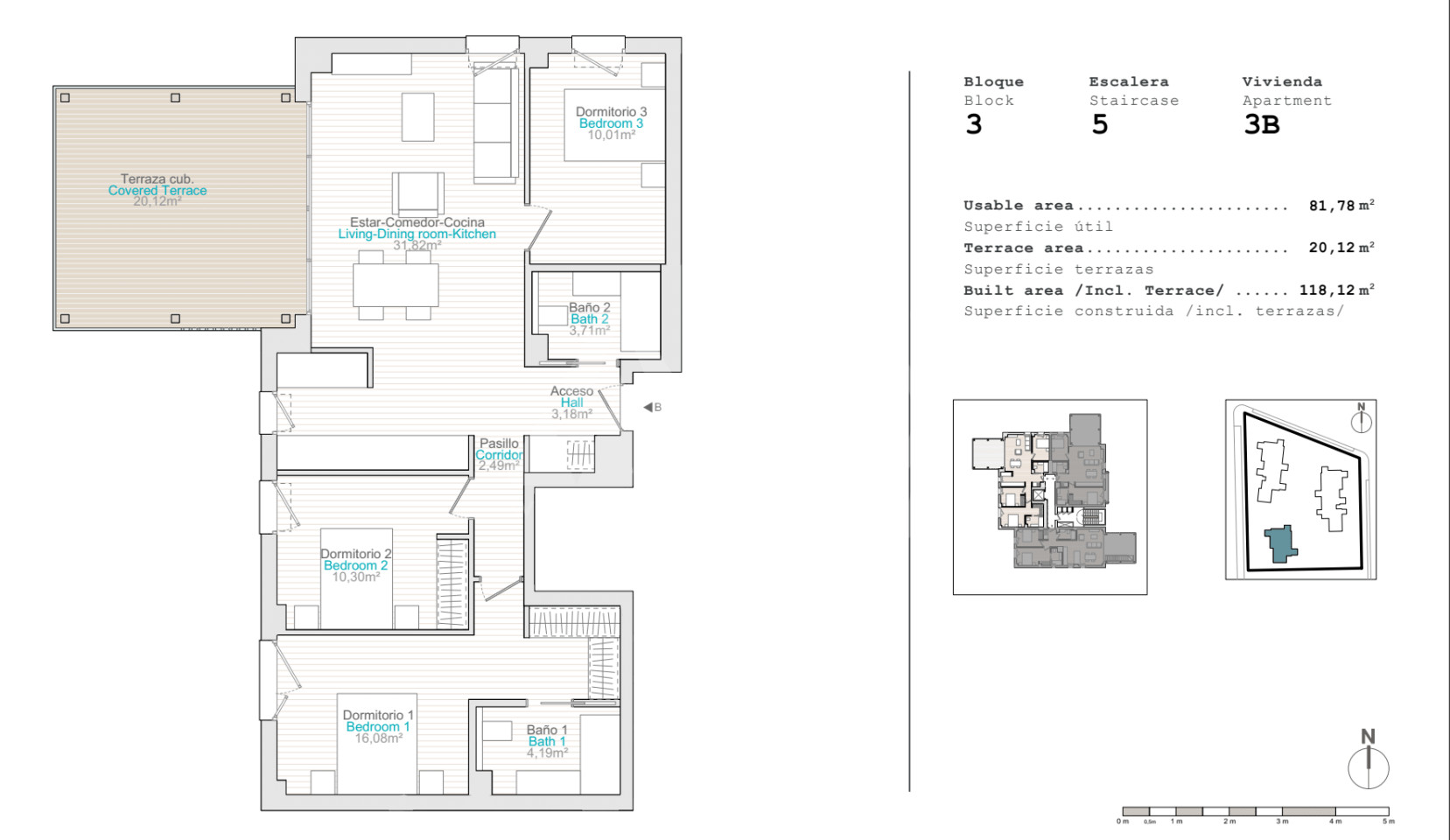 3 bedroom Apartment in El Verger - QUA44737 - 1