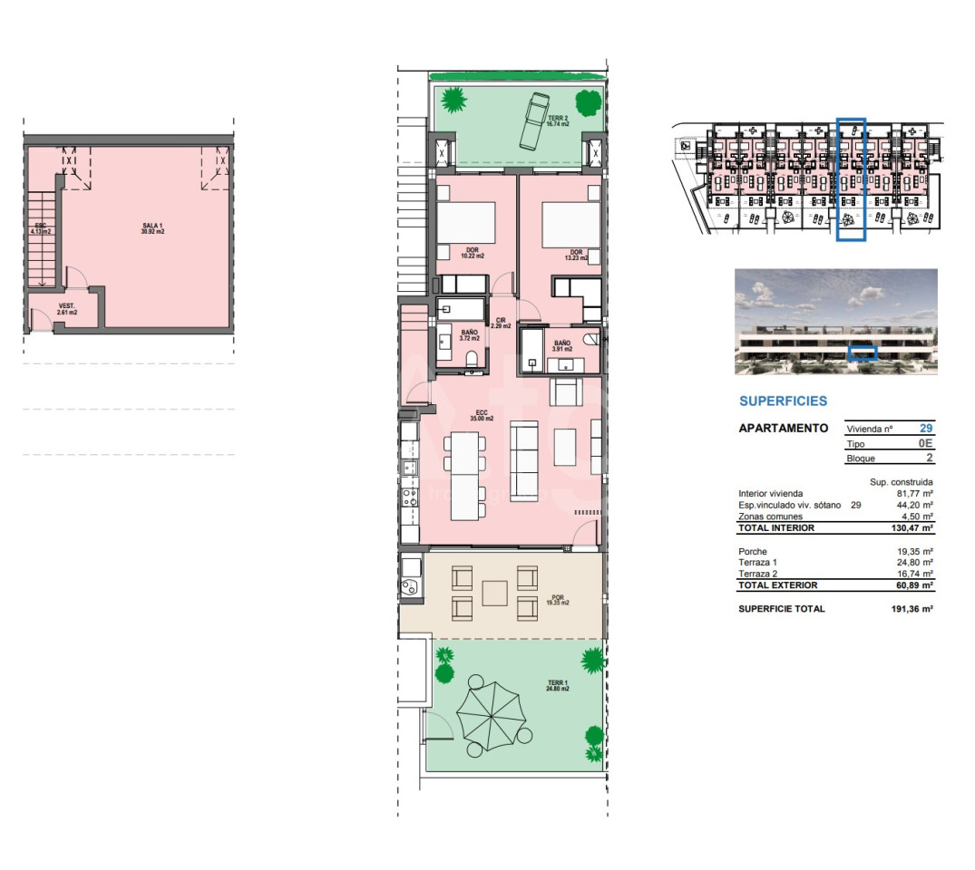 2 bedroom Bungalow in Santa Rosalia - SRA44788 - 1