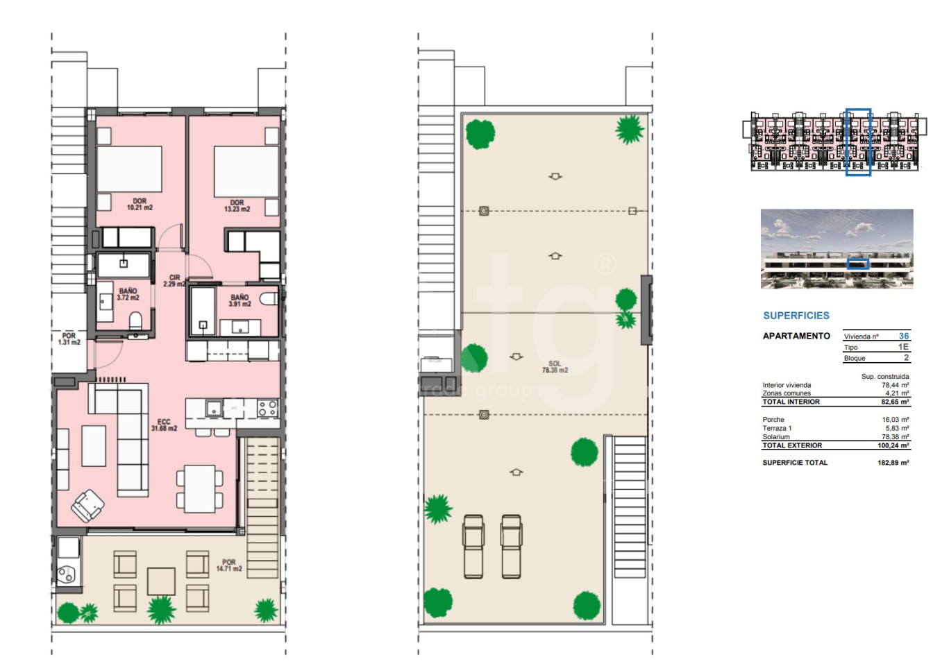 Bungalow de 2 chambres à Santa Rosalia - SRA44790 - 1