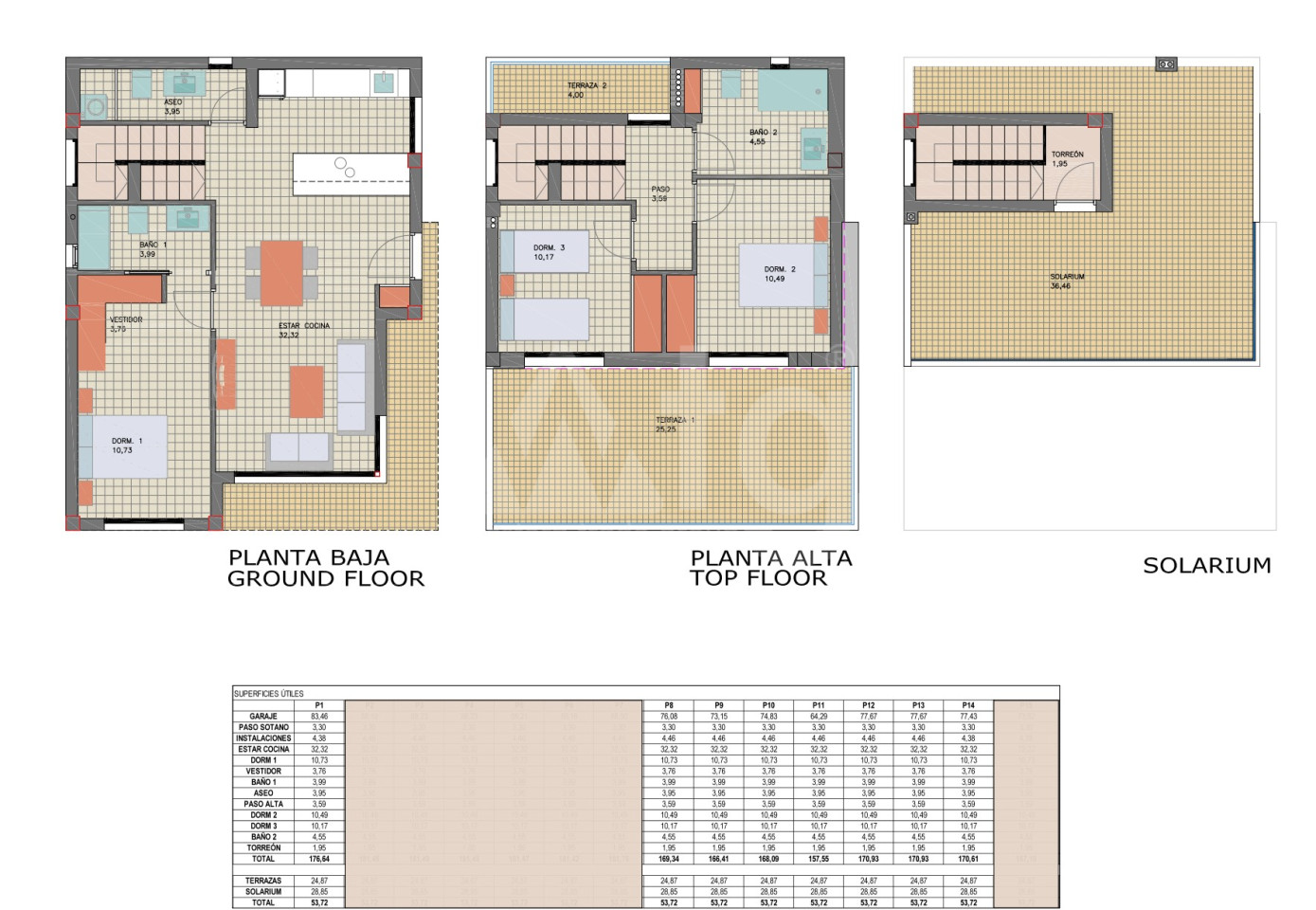 Villa de 3 habitaciones en Pilar de la Horadada - ORS45132 - 1