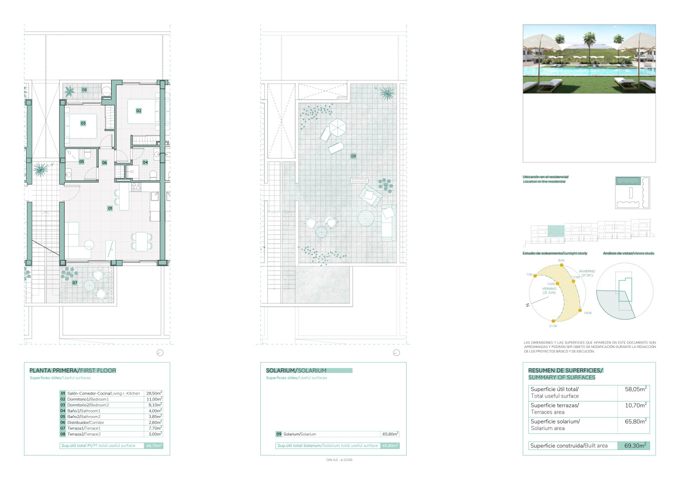 Bungalow de 2 habitaciones en Torrevieja - ONR46429 - 1