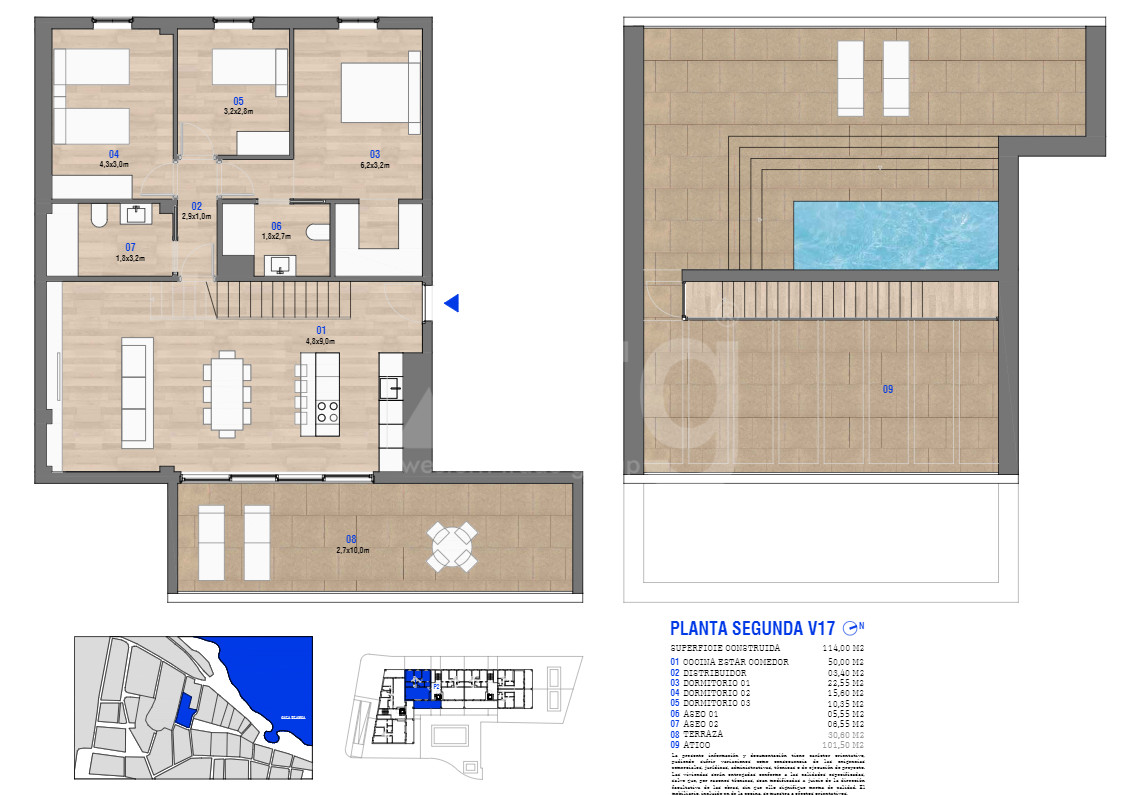 3 bedroom Penthouse in Javea - VLM46852 - 1