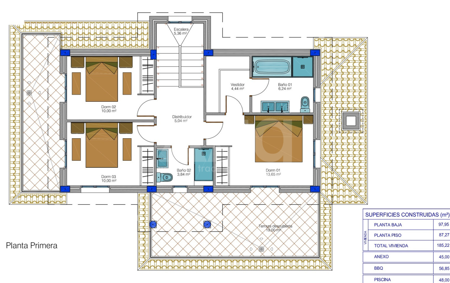 Villa de 3 chambres à Pinoso - LYCP47006 - 2