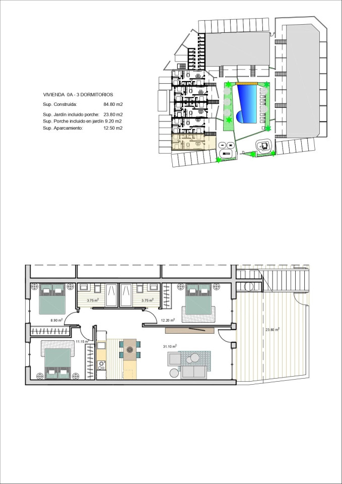 Bungalow de 3 habitaciones en Roldan - WD47109 - 1