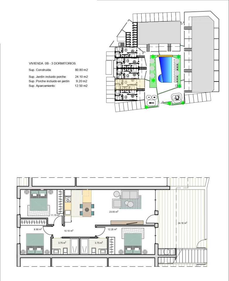 Bungalow de 3 chambres à Roldan - WD47110 - 1