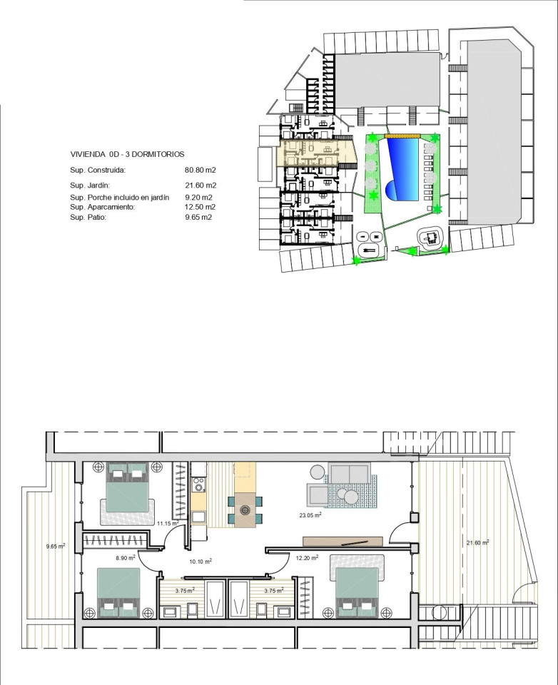 3 Schlafzimmer Bungalow in Roldan - WD47112 - 1