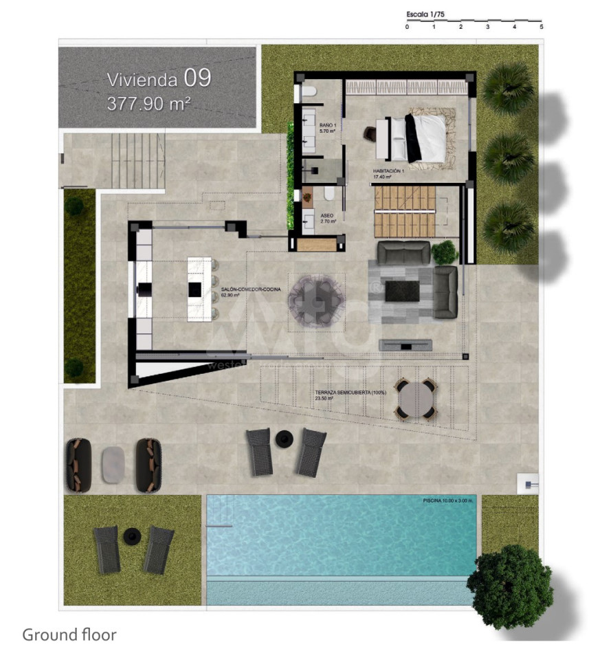 3 bedroom Villa in Polop - LAI47133 - 1
