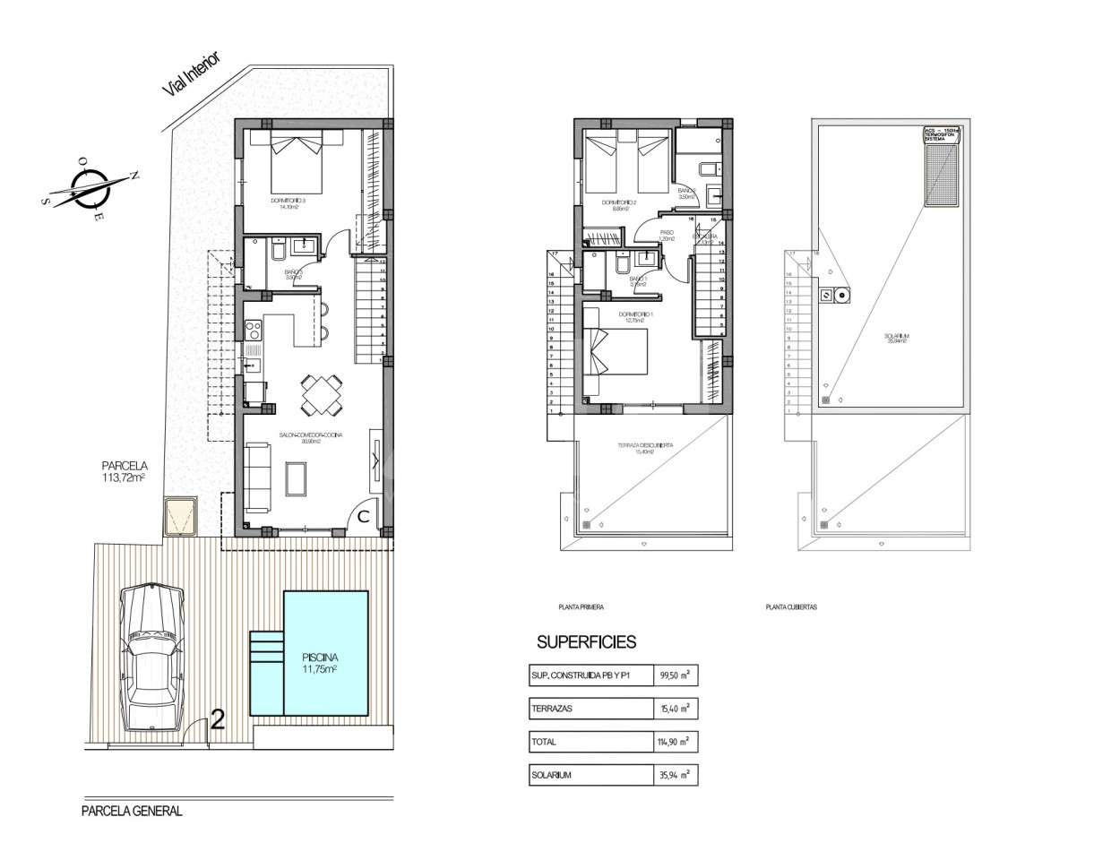 Vilă cu 3 dormitoare în Torrevieja - SUN47136 - 1