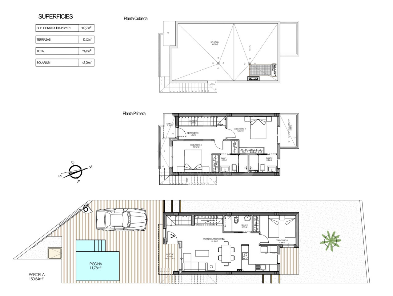 Villa de 3 chambres à Torrevieja - SUN47140 - 1