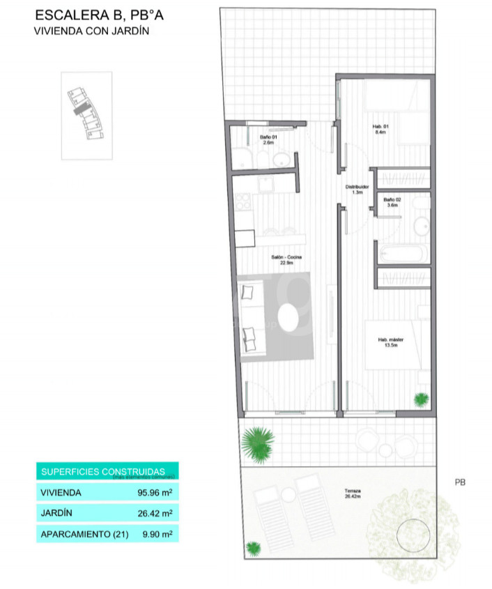 2 bedroom Apartment in Villamartin - VS47229 - 1