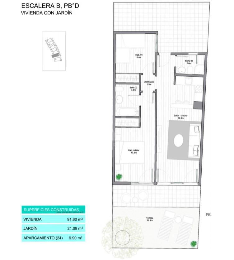 2 bedroom Apartment in Villamartin - VS47230 - 1