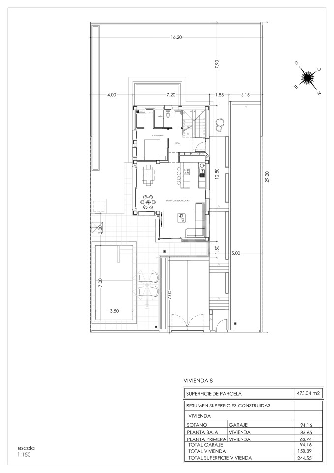 Willa w Finestrat, 4 sypialnie - ASU47418 - 1