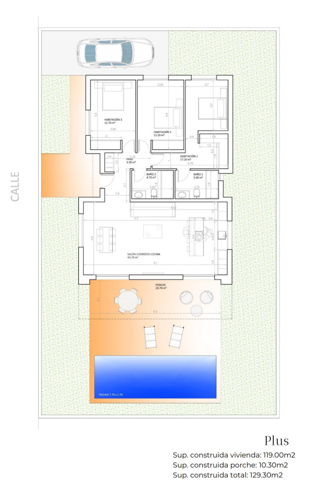 Villa de 3 habitaciones en Monforte del Cid - ANV47518 - 1