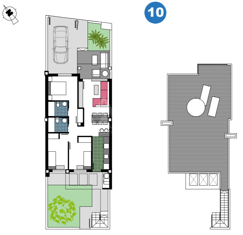3 Schlafzimmer Reihenhaus in Els Poblets - VP47544 - 1