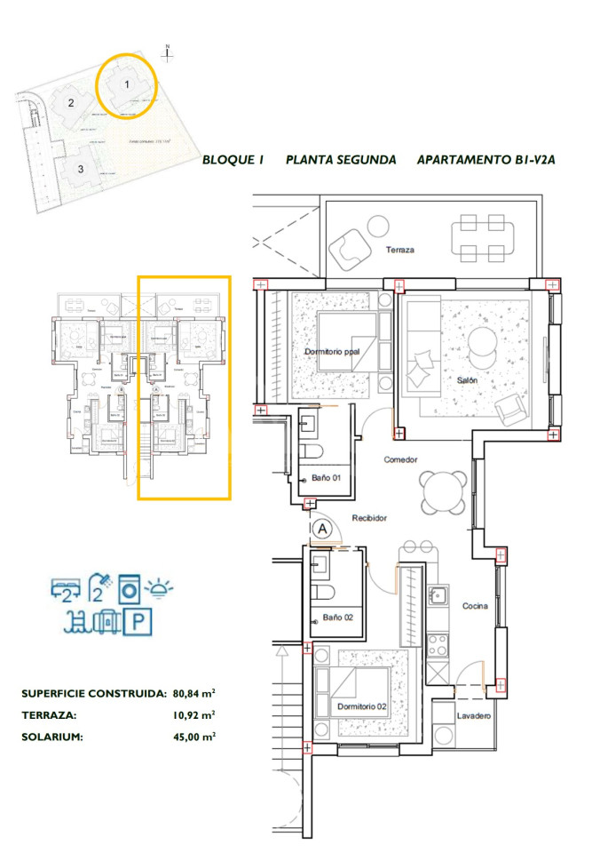 Penthouse cu 2 dormitoare în Los Alcázares - OI47681 - 1