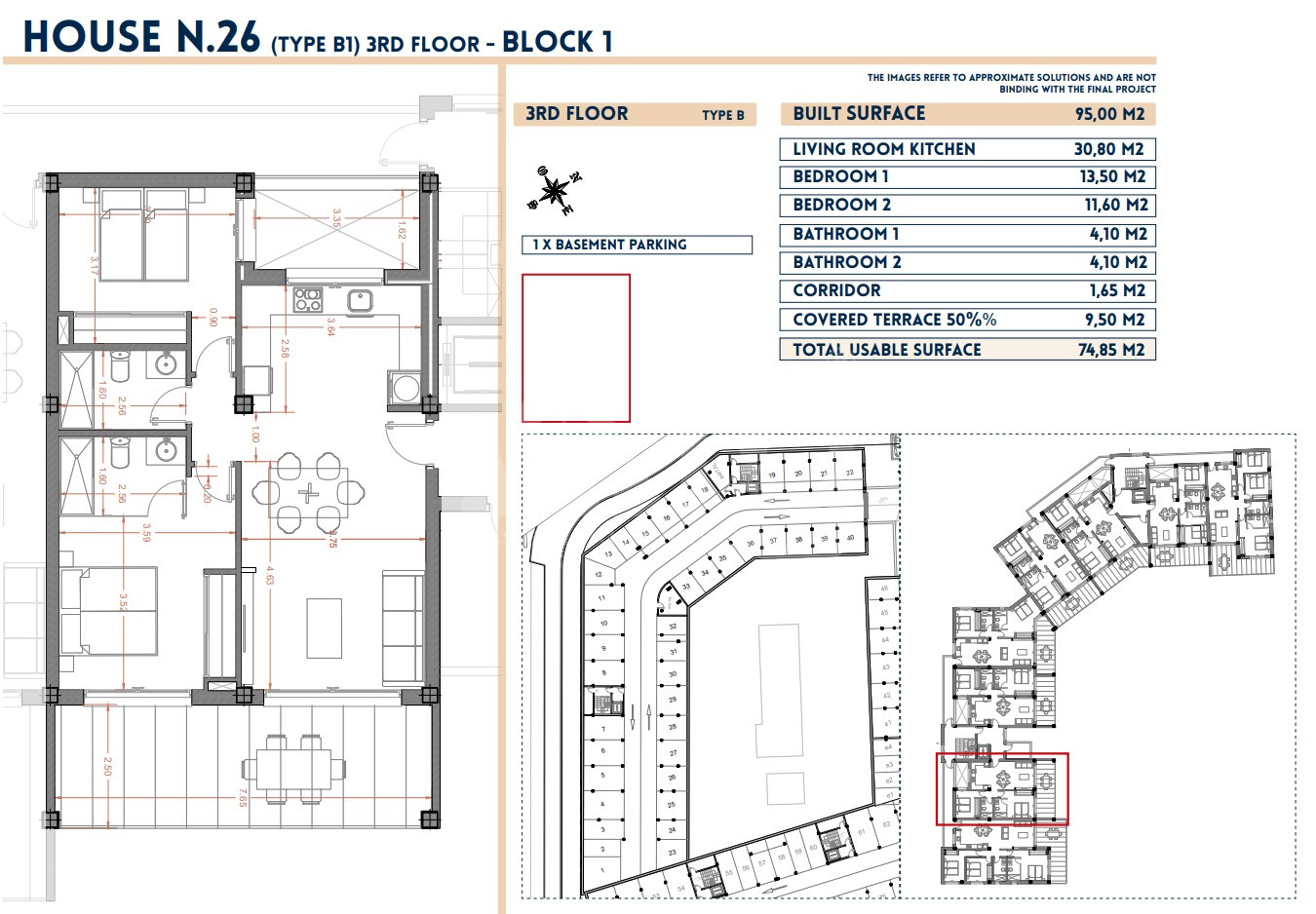 2 Schlafzimmer Appartement in San Javier - GM47954 - 1