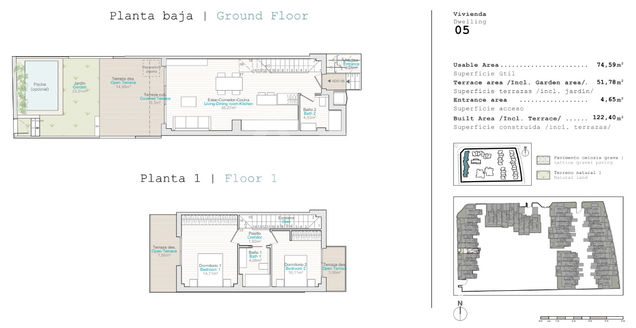 Adosado de 2 habitaciones en Denia - QUA48120 - 1