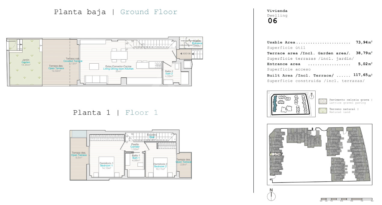Adosado de 2 habitaciones en Denia - QUA48121 - 1