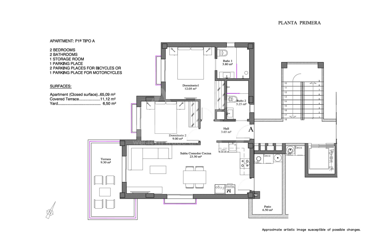 Appartement de 2 chambres à Villamartin - GB50618 - Photo 1