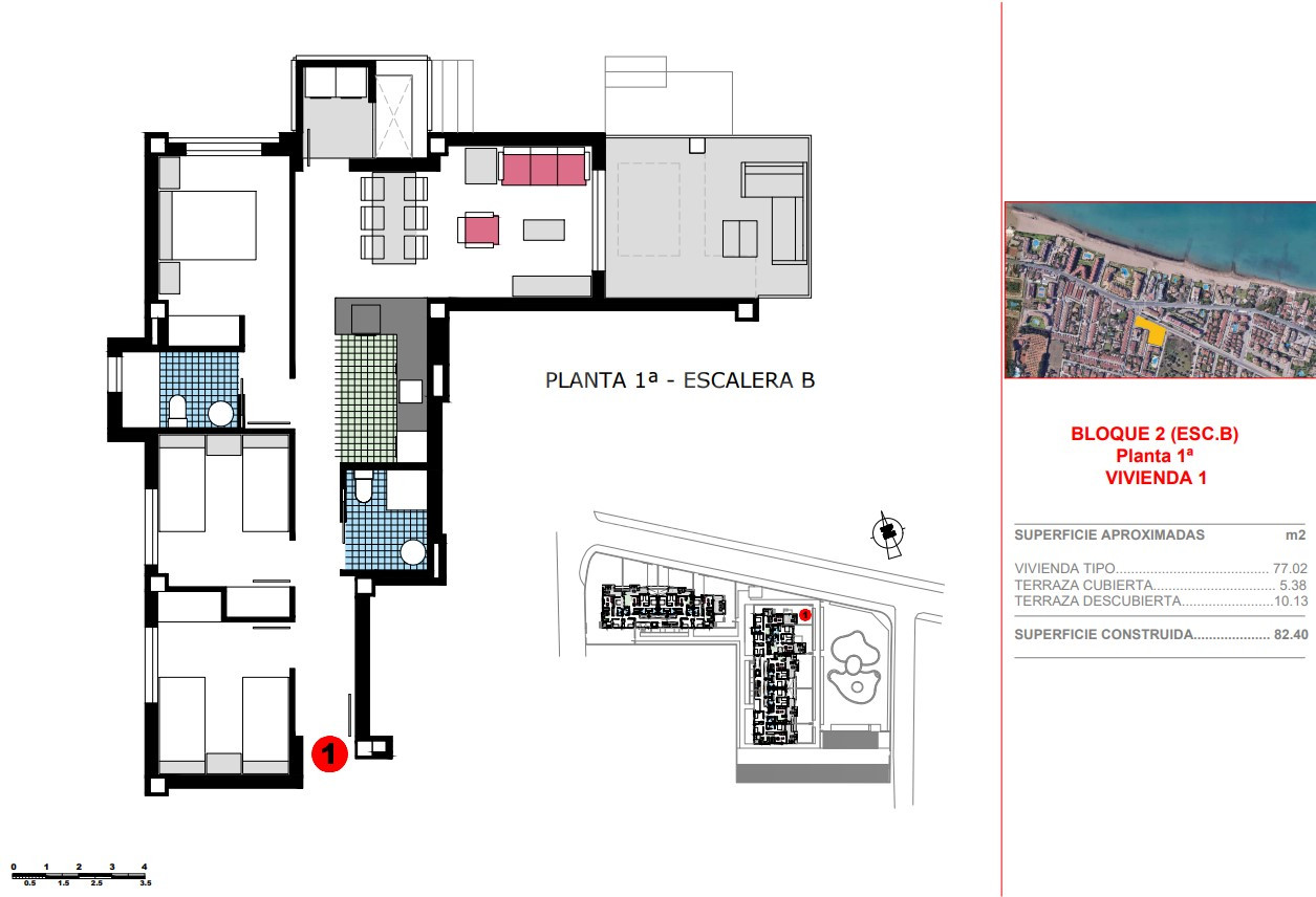 Apartamento de 3 habitaciones en Denia - VP50624 - 1