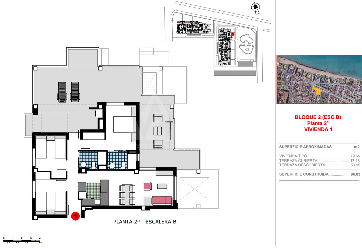 Apartament w Denia, 3 sypialnie - VP50626 - 1