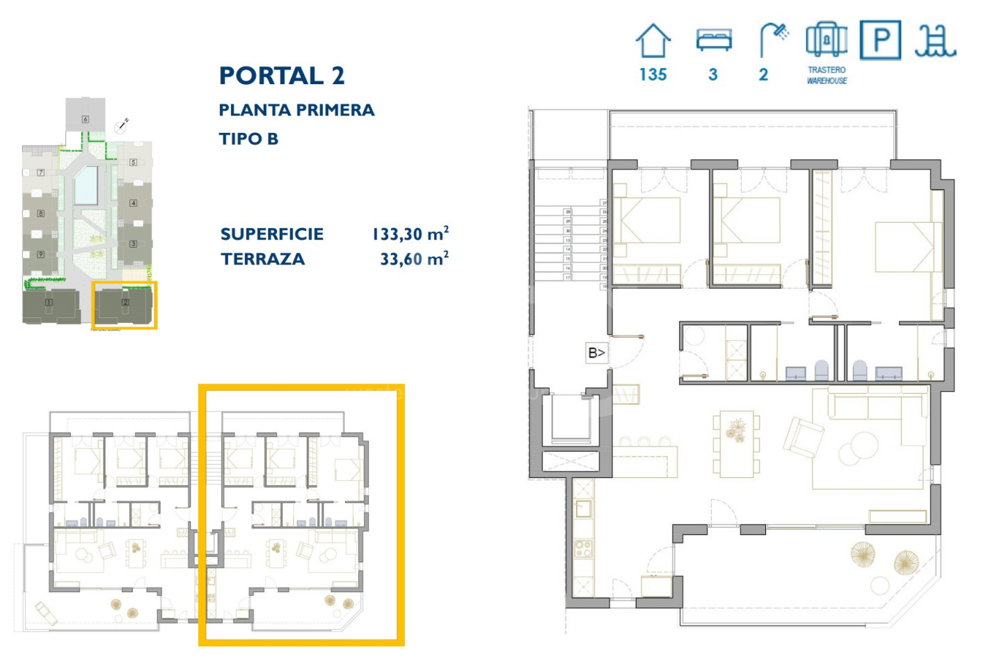 3 Schlafzimmer Appartement in San Pedro del Pinatar - OI50916 - 1