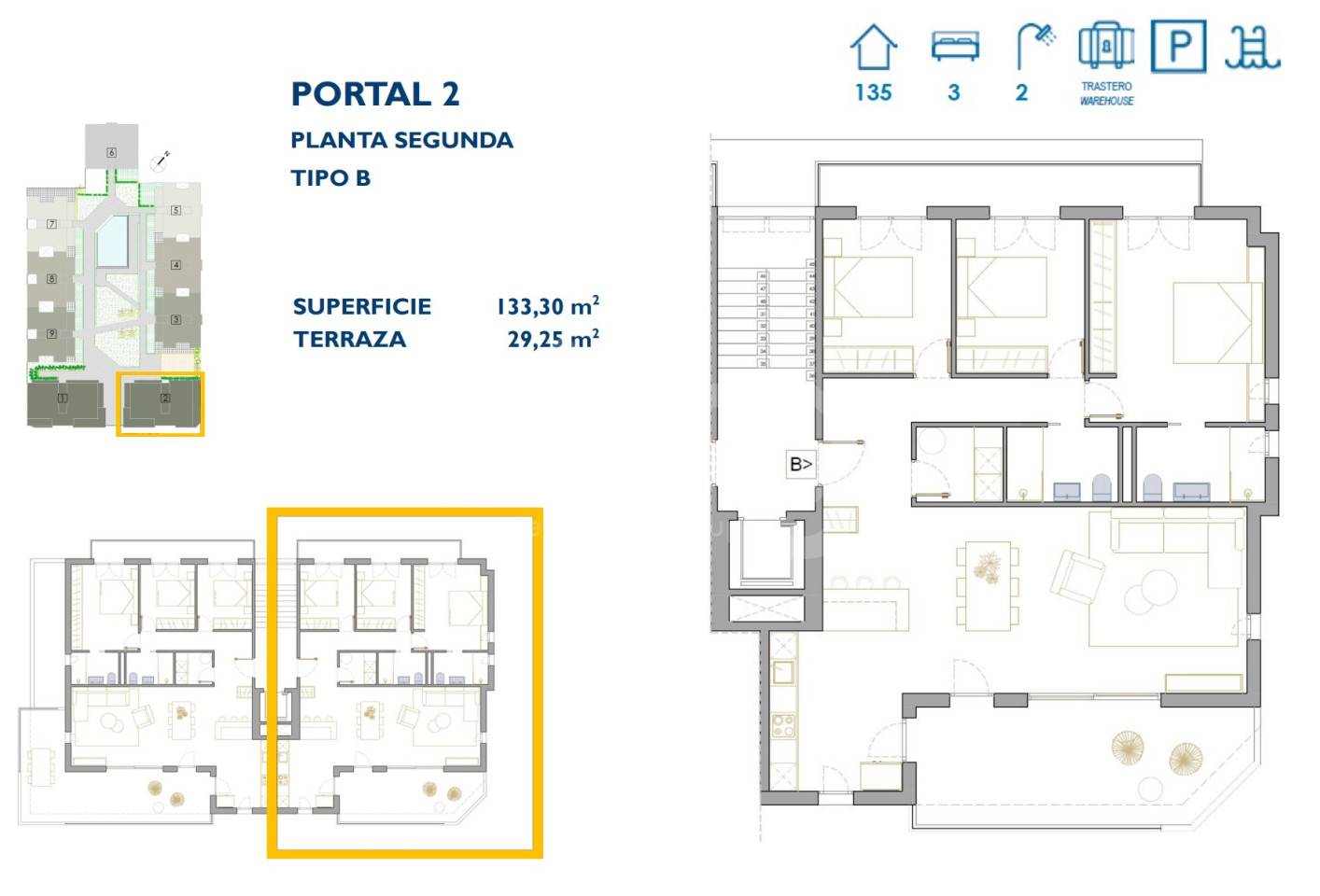 3 Schlafzimmer Appartement in San Pedro del Pinatar - OI50918 - 1