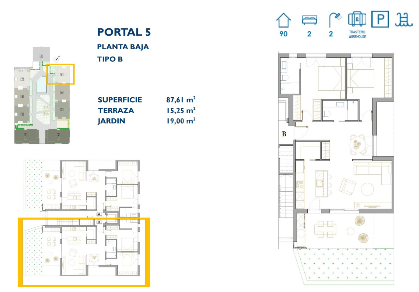 Апартамент в Сан Педро дель Пінатар, 2 спальні - OI50935 - 1
