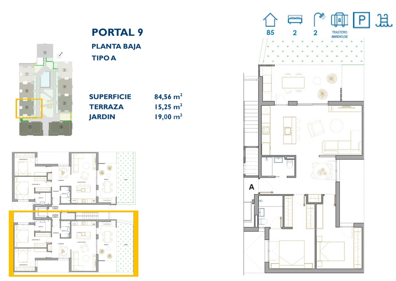 Апартаменты в Сан Педро дель Пинатар, 2 спальни - OI50959 - 1