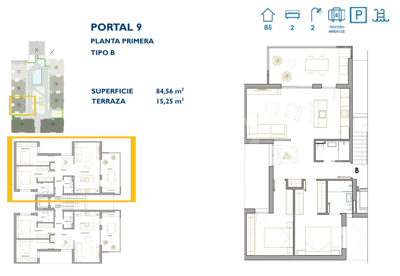 Appartement de 2 chambres à San Pedro del Pinatar - OI50962 - 1