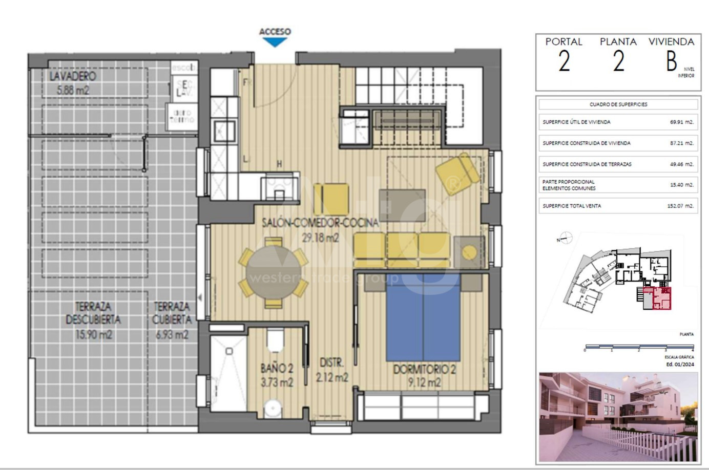 2 bedroom Penthouse in Javea - OC51443 - 1