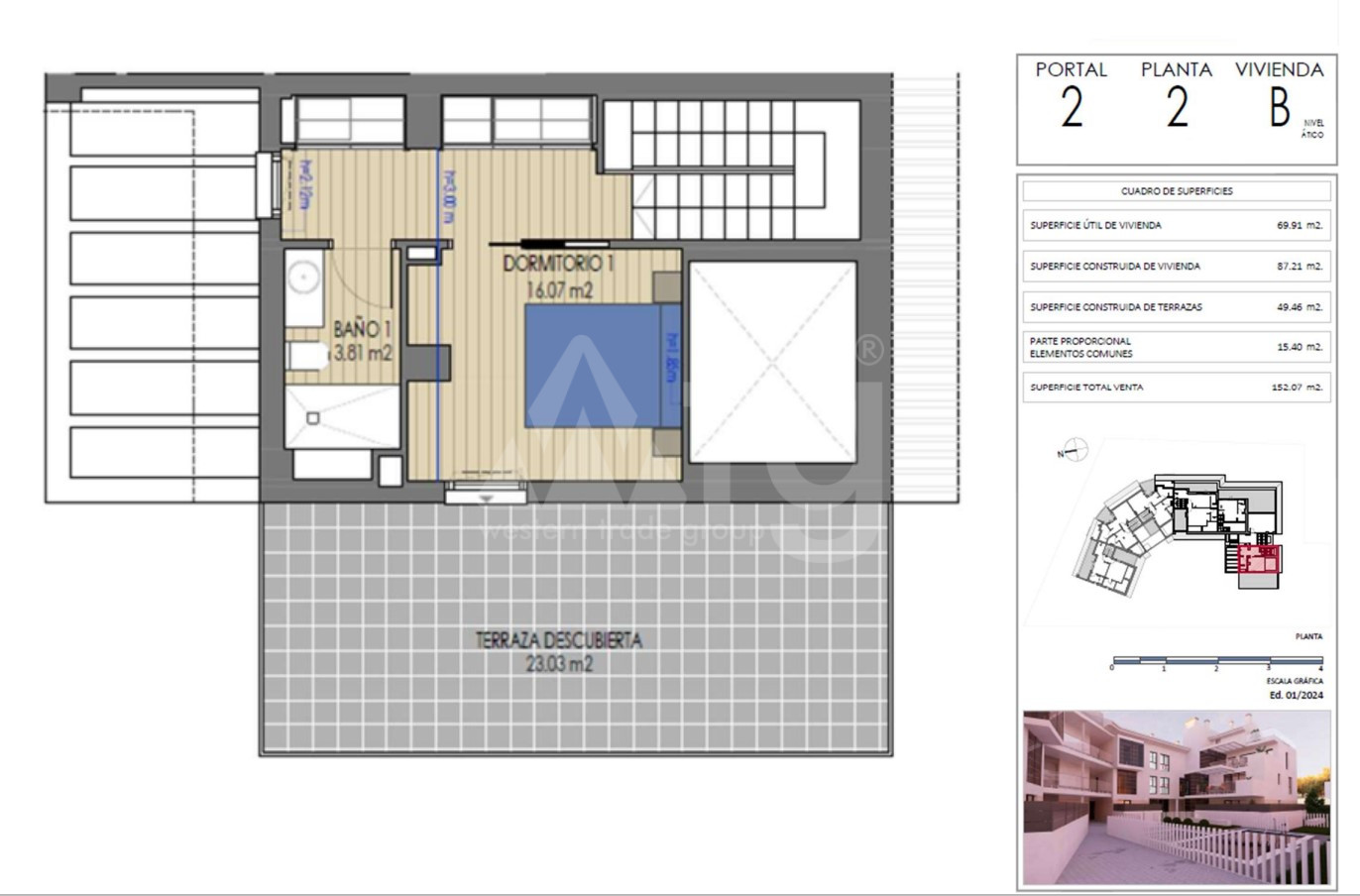 2 bedroom Penthouse in Javea - OC51443 - 2