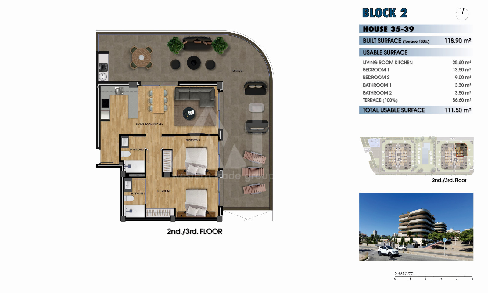 Apartament cu 2 dormitoare în Arenales del Sol - GM52410 - 1