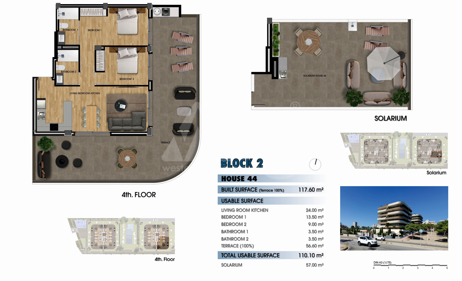 Apartamento de 2 habitaciones en Arenales del Sol - GM52416 - 1