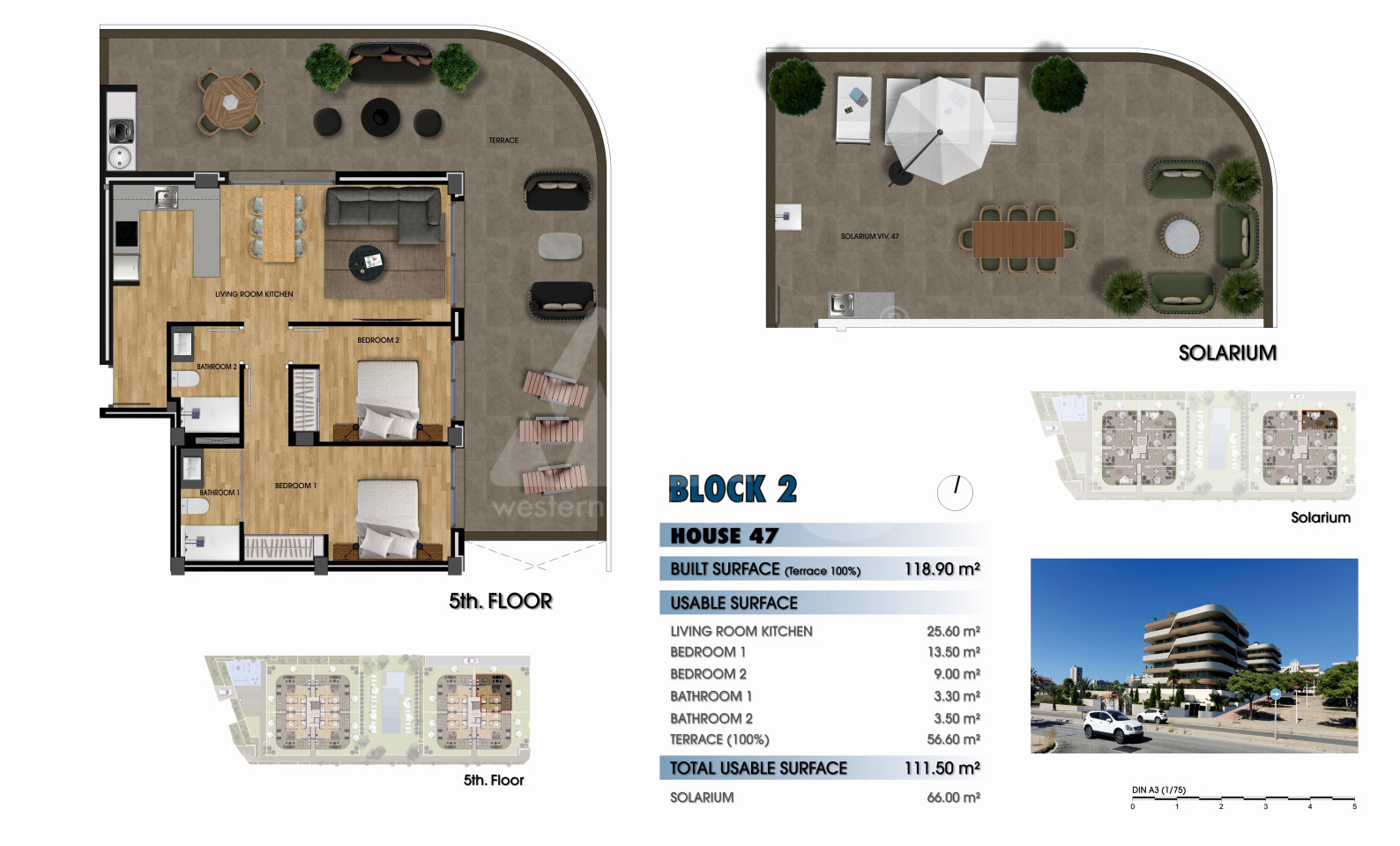 Penthouse cu 2 dormitoare în Arenales del Sol - GM52420 - 1