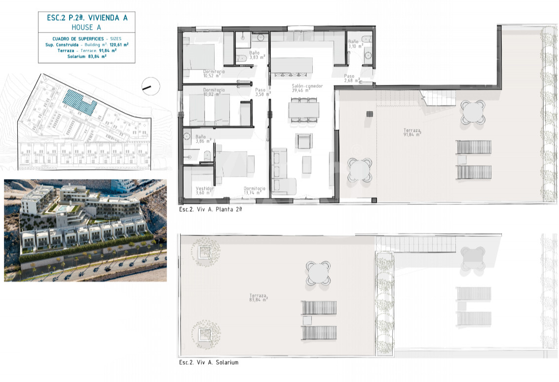 Penthouse de 3 chambres à Águilas - WD52442 - 1