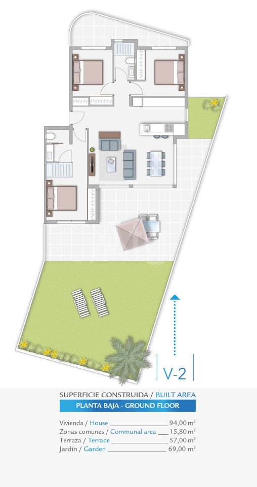 Apartamento de 3 habitaciones en Guardamar del Segura - RK52724 - 1