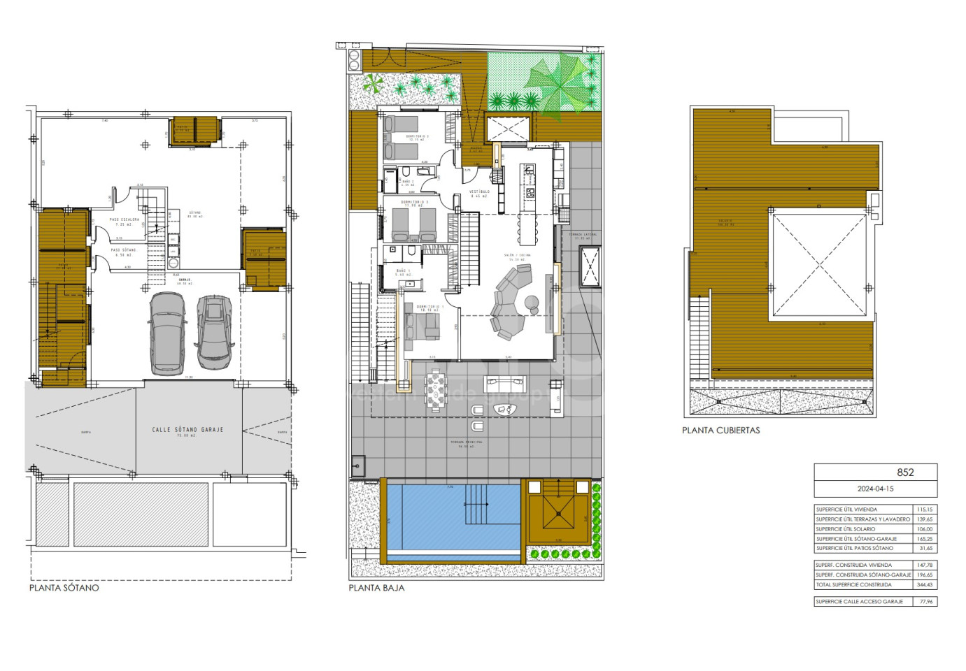 Villa de 3 habitaciones en Algorfa - TRI52770 - 1