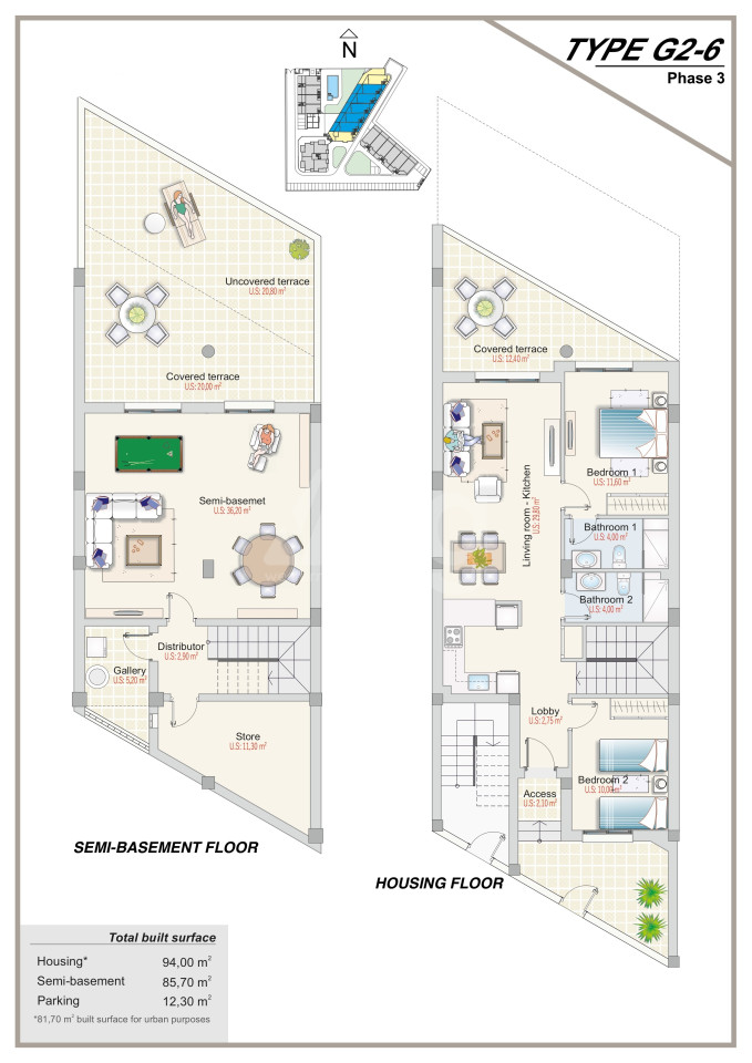 Duplex w La Florida, 2 sypialnie - BH52795 - 1