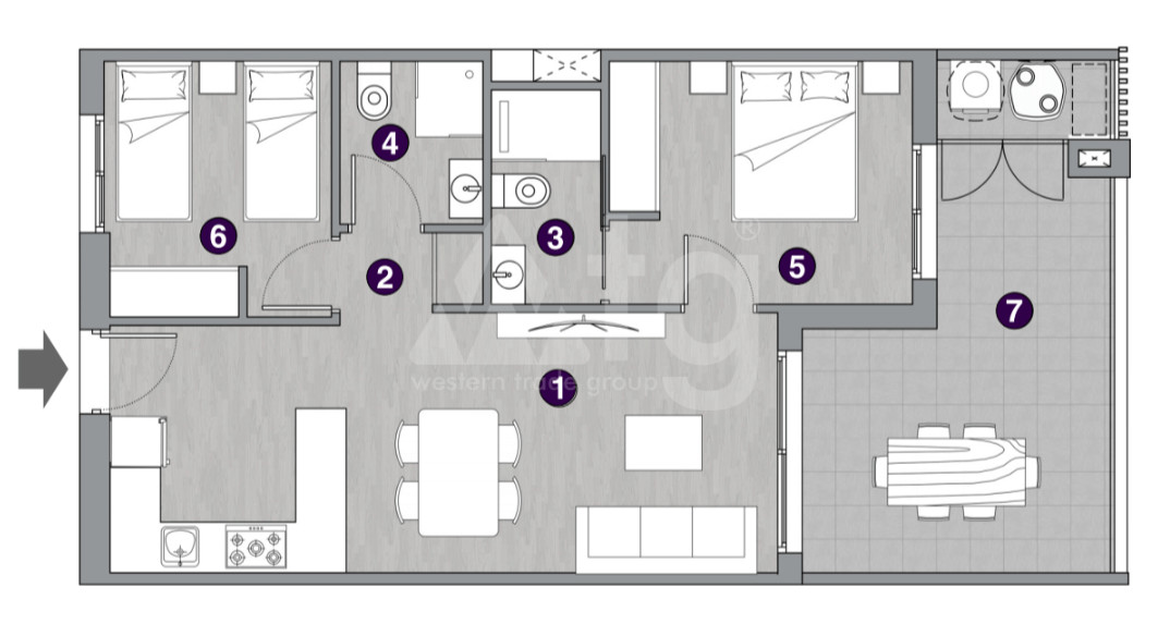 Apartament w La Mata, 2 sypialnie - GD53175 - 1