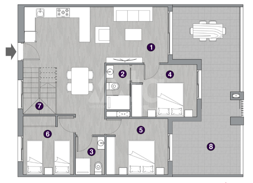 3 Schlafzimmer Penthouse-Wohnung in La Mata - GD53185 - 1