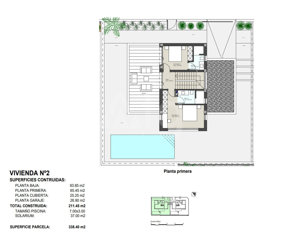 Vilă cu 3 dormitoare în Pilar de la Horadada - NP53484 - 2