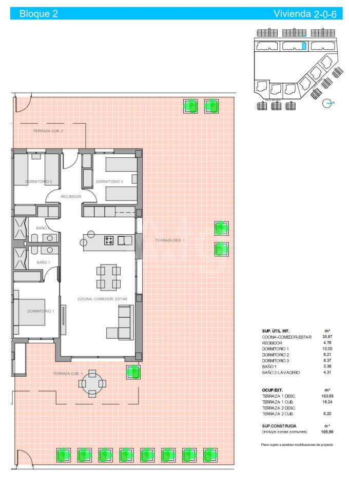 Apartamento de 3 habitaciones en Guardamar del Segura - NS53514 - 1