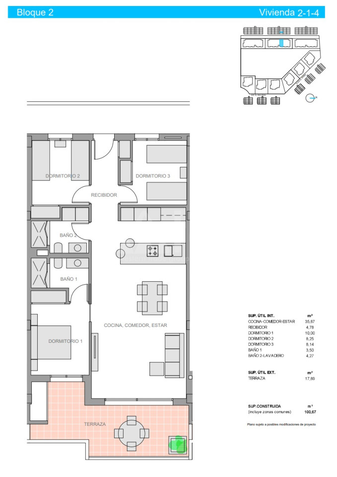 Apartament cu 3 dormitoare în Guardamar del Segura - NS53518 - 1