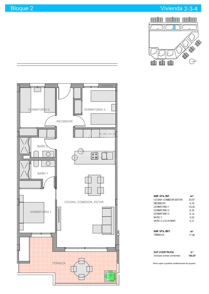 Apartament cu 3 dormitoare în Guardamar del Segura - NS53532 - 1