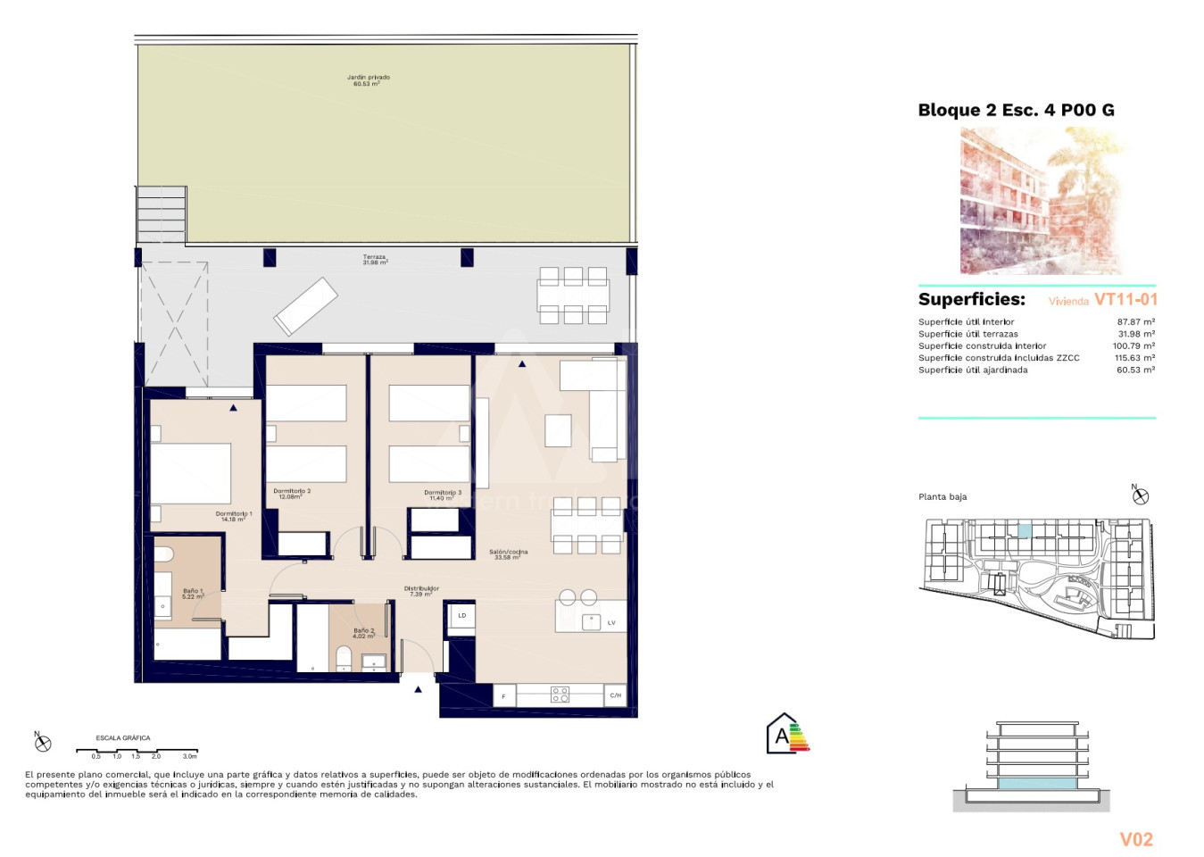 3 ložnice Apartmán v Denia - AEH53638 - 1